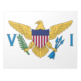 Vlag van de Amerikaanse Maagdeneilanden Notitieblok