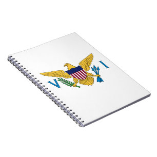 Vlag van de Amerikaanse Maagdeneilanden Notitieboek