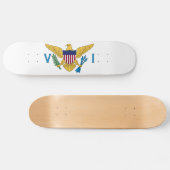 Vlag van de Amerikaanse Maagdeneilanden Persoonlijk Skateboard (Horizontaal)