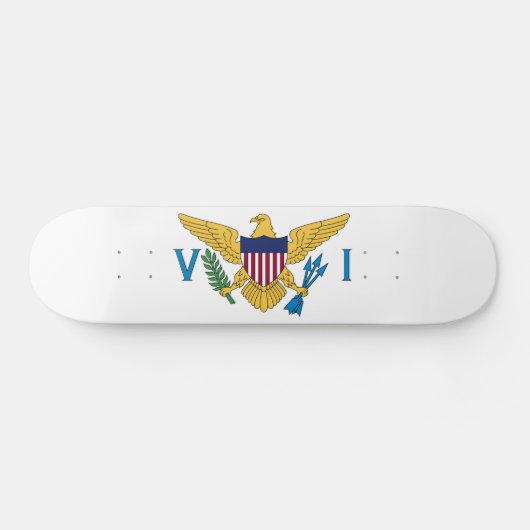 Vlag van de Amerikaanse Maagdeneilanden Persoonlijk Skateboard (Horizontaal)