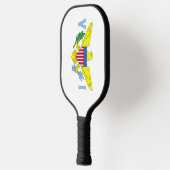 Vlag van de Amerikaanse Maagdeneilanden Pickleball Paddle (Links)