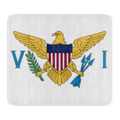 Vlag van de Amerikaanse Maagdeneilanden Snijplank (Voorkant)