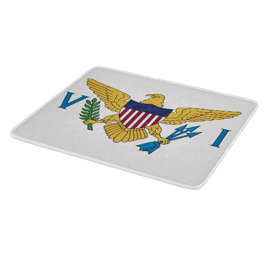 Vlag van de Amerikaanse Maagdeneilanden Snijplank (Hoek)