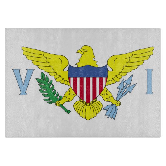 Vlag van de Amerikaanse Maagdeneilanden Snijplank (Voorkant)