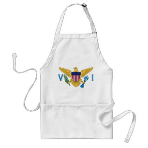 Vlag van de Amerikaanse Maagdeneilanden Standaard Schort