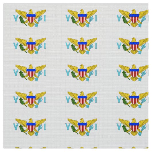 vlag van de Amerikaanse Maagdeneilanden Stof (Swatch)