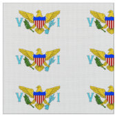 vlag van de Amerikaanse Maagdeneilanden Stof (Close Up)