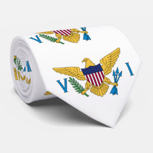 Vlag van de Amerikaanse Maagdeneilanden Stropdas