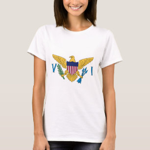 Vlag van de Amerikaanse Maagdeneilanden T-shirt