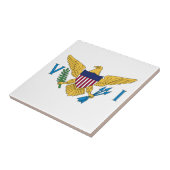 Vlag van de Amerikaanse Maagdeneilanden Tegeltje (Zijkant)
