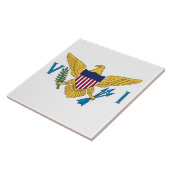 Vlag van de Amerikaanse Maagdeneilanden Tegeltje (Zijkant)