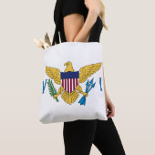 Vlag van de Amerikaanse Maagdeneilanden Tote Bag (Dichtbij)