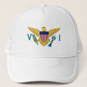 Vlag van de Amerikaanse Maagdeneilanden Trucker Pet