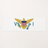 Vlag van de Amerikaanse Maagdeneilanden Yogamat (Voorkant (horizontaal))