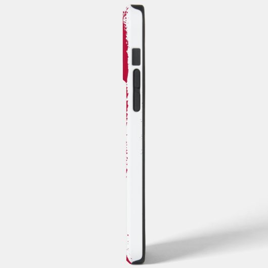 Vlag van de Amerikaanse penseelgrunge Case-Mate iPhone Case (Achterkant / Links)