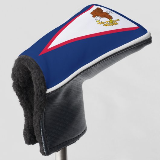 Vlag van de Amerikaanse Samoa Golfheadcover (3/4 voorkant)