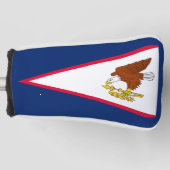 Vlag van de Amerikaanse Samoa Golfheadcover (Voorkant)