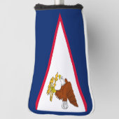 Vlag van de Amerikaanse Samoa Golfheadcover (Draai 90)