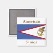 Vlag van de Amerikaanse Samoa Magneet (Voorkant / Achterkant)