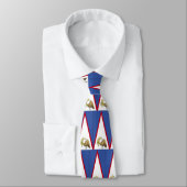 Vlag van de Amerikaanse Samoa Stropdas (Gebonden)