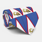 Vlag van de Amerikaanse Samoa Stropdas (Opgerold)