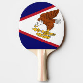 Vlag van de Amerikaanse Samoa Tafeltennisbatje (Achterkant)