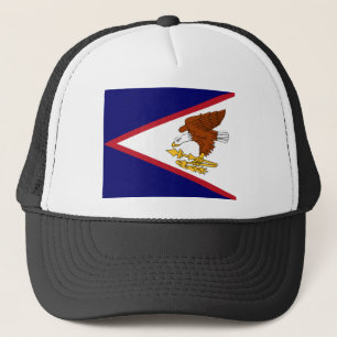 Vlag van de Amerikaanse Samoa Trucker Pet