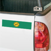 Vlag van de Amerikaanse staat Jefferson Bumpersticker (Op Truck)