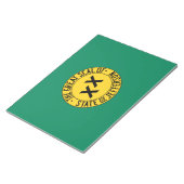 Vlag van de Amerikaanse staat Jefferson Notitieblok (Schuin)