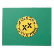 Vlag van de Amerikaanse staat Jefferson