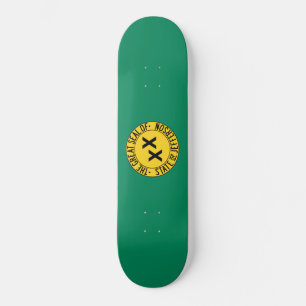 Vlag van de Amerikaanse staat Jefferson Persoonlijk Skateboard