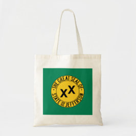 Vlag van de Amerikaanse staat Jefferson Tote Bag