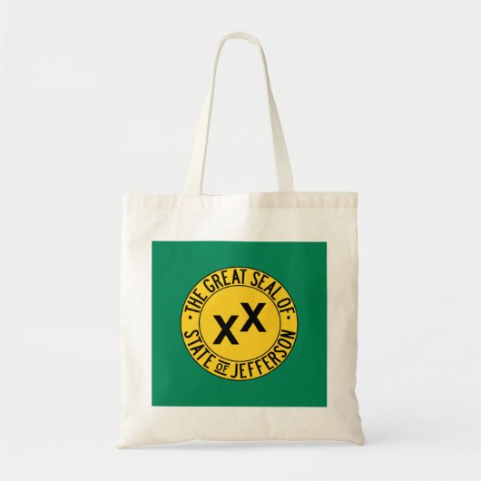 Vlag van de Amerikaanse staat Jefferson Tote Bag (Voorkant)