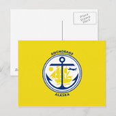 Vlag van de ankerplaats briefkaart (Voorkant / Achterkant)