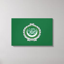 Vlag van de Arabische Liga Canvas Afdruk