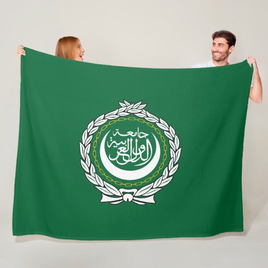 Vlag van de Arabische Liga Fleece Deken (In situ)