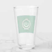 Vlag van de Arabische Liga Glas (Achterkant)
