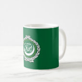 Vlag van de Arabische Liga Koffiemok (Voorkant rechts)