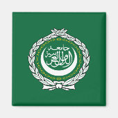 Vlag van de Arabische Liga Magneet (Voorkant)