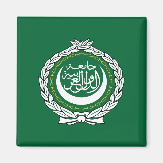 Vlag van de Arabische Liga Magneet (Voorkant)