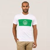 vlag van de Arabische Liga T-shirt (Voorkant volledig)