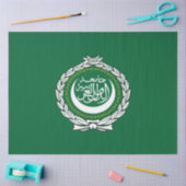 Vlag van de Arabische Liga Tissuepapier (Craft)