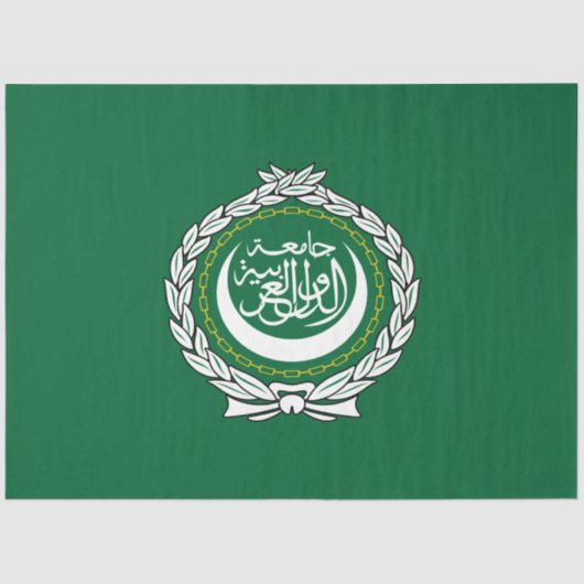 Vlag van de Arabische Liga Tissuepapier (Voorkant)