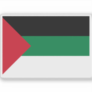 Vlag van de Arabische Opstand (1948-1959) Sticker
