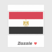 Vlag van de Arabische Republiek Egypte Sticker (Vel)