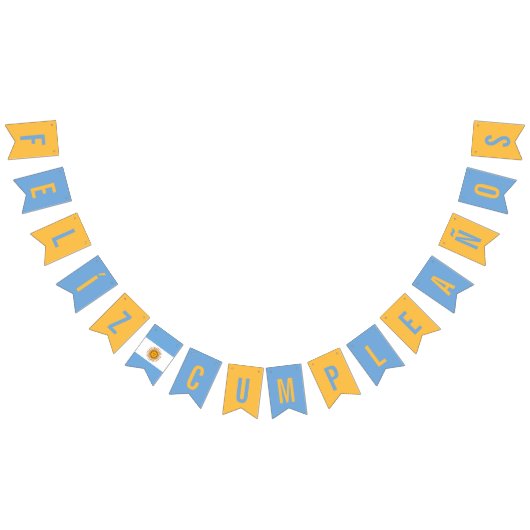 Vlag van de Argentijnse Birthday Party Decorations Vlaggetjes (Alle)