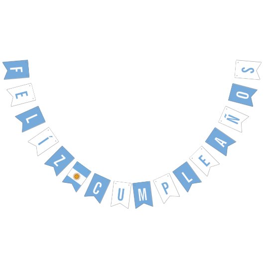 Vlag van de Argentijnse Birthday Party Decorations Vlaggetjes (Alle)