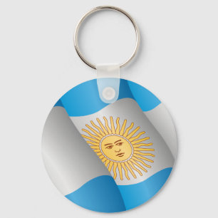 Vlag van de Argentijnse sleutelhanger