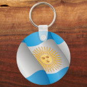 Vlag van de Argentijnse sleutelhanger (Voorkant)