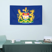 Vlag van de autonome beweging Hongkong - 龍 港 獅港旗]] Spandoek (Beurs)